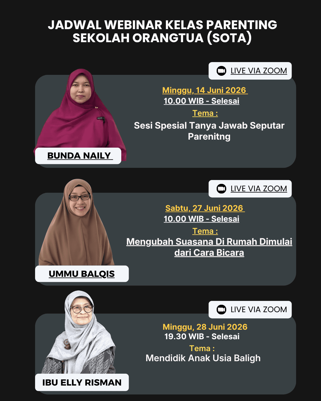Pamflet Kelas Parenting MEI JUNI SOTA