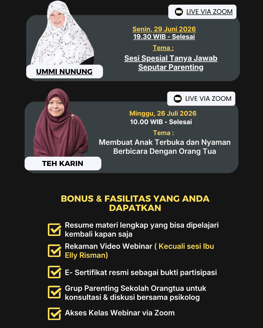 Pamflet Kelas Parenting MEI JUNI SOTA
